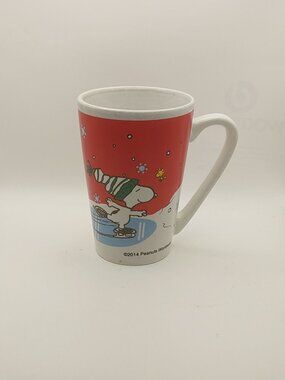 Peanuts Worldwide Snoopy Ice-Skating Merry Christmas Mug